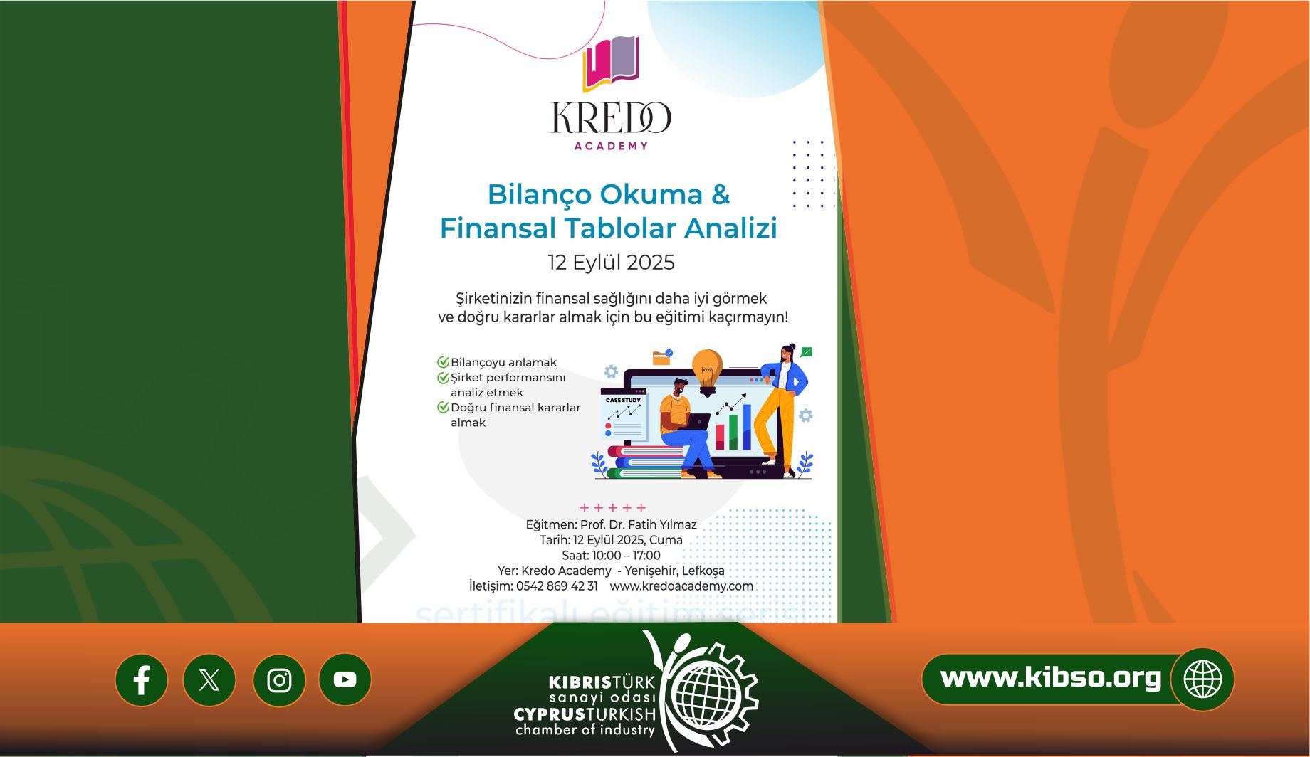 Kredo Academy’den “Bilanço Okuma & Finansal Tablolar Analizi” eğitimi